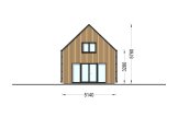Casa in legno ALINA (Coibentata, 34 mm + rivestimento), 46 m² specification 3