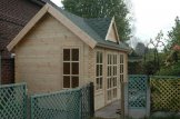 Casetta in legno da giardino CLOCKHOUSE (44 mm), 4x3 m, 12 m² customer 3