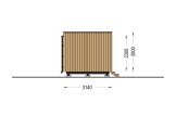 Casa mobile PREMIUM M (34 mm + rivestimento), 6x3 m, 15 m² specification 3