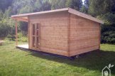 Casetta in legno da giardino CARL (34 mm), 5x4 m, 20 m² + 8 m² di porticato customer 3