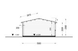 Casetta in legno da giardino WISSOUS (34 mm), 5x3 m, 15 m² specification 6