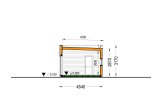 Casa in legno abitabile BELLA I RV (Coibentata PLUS, 44 mm + rivestimento), 46 m² specification 6
