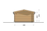 Casetta in legno da giardino LILLE (44 mm), 4x3 m, 12 m² specification 4