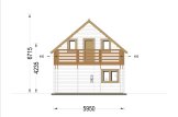Casa in legno LANGON S (44+44 mm), 95 m² specification 6