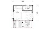 Casa in legno SARA (34 mm + rivestimento), 20 m² specification 1