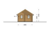 Casa in legno con mezzanino SCOOT S (34+34 mm), 27 m² + 9 m² specification 5