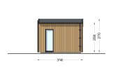 Casetta in legno da giardino TONIA PLUS (Coibentata, 34 mm + rivestimento), 5x3 m, 15 m² specification 3