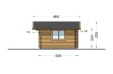 Casetta in legno da giardino WISSOUS (44 mm), 5x4 m, 20 m² specification 5