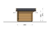Casetta in legno da giardino DREUX (34 mm), 4x3 m, 12 m² specification 3