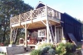 Casa in legno LANGON (66 mm) 95 mq con 2 balconi customer 2