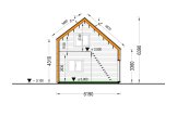 Casa in legno abitabile SELIA RV (Coibentata PLUS, 44 mm + rivestimento), 44 m² specification 7
