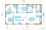 Casa prefabbricata abitabile JULIA PV (Coibentata PLUS, 44 mm + rivestimento), 95 m² specification 1