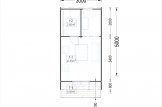 Casetta da giardino BRETA (28 mm) 3x6 m 18 mq specification 1