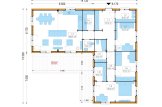 Casa prefabbricata abitabile PAULA PV (Coibentata PLUS, 44 mm + rivestimento), 118 m² specification 1