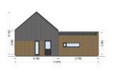 Casa prefabbricata abitabile MIRABEL PV (Coibentata PLUS, 44 mm + rivestimento), 70 m² specification 4