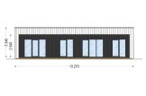 Casa prefabbricata abitabile KAYA 3 PV (Coibentata PLUS, 44 mm + rivestimento), 70 m² specification 2