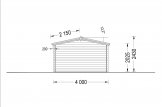 Casetta da giardino DREUX (44 mm) 4x4 m 16 mq specification 4