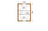 Casa in legno abitabile ALINA RV (Coibentata PLUS, 44 mm + rivestimento), 46 m² specification 2