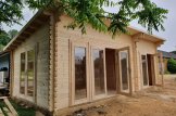 Casa in legno da giardino MAJA (66 mm), 7.5x4 m, 30 m² customer 1