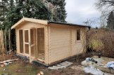 Sauna da esterno ELDA (44 mm), 4x4 m, 16 m² (4 stanze) customer 2