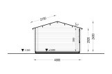 Casetta in legno da giardino DREUX (34 mm), 4x4 m, 16 m² specification 6