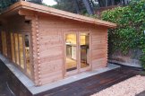 Casa in legno da giardino MAJA (66 mm), 7.5x4 m, 30 m² customer 3