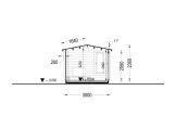 Casetta in legno da giardino POOLHOUSE (34 mm), 4x3 m, 11 m² specification 6
