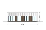 Casa prefabbricata abitabile BELLA 2 PV (Coibentata PLUS, 44 mm + rivestimento), 60 m² specification 2