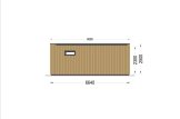 Casa in legno PREMIUM S (Coibentata, 34 mm + rivestimento), 6.5x4.5 m, 30 m² specification 4