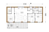 Casa in legno abitabile BELLA 3 RV (Coibentata PLUS, 44 mm + rivestimento), 75 m² specification 1