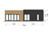 Casa in legno abitabile MALLY RV (Coibentata PLUS, 44 mm + rivestimento), 70 m² specification 2