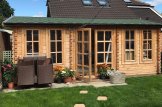 Casetta in legno da giardino DEVON (44 mm), 6x4 m, 24 m² customer 2