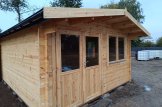 Casetta in legno da giardino LILLE (Coibentata, 44+44 mm), 4x5 m, 20 m² customer 3