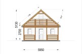 Casa in legno LIVINGTON S (Coibentata, 44+44 mm), 50 m² specification 3