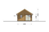 Casa in legno con mezzanino SCOOT S (34+34 mm), 27 m² + 9 m² specification 3