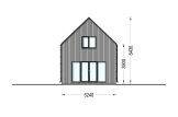 Casa in legno abitabile ALINA RV (Coibentata PLUS, 44 mm + rivestimento), 46 m² specification 3