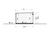 Ufficio in legno da giardino PREMIUM (34 mm + rivestimento), 7x4 m, 25 m² specification 6