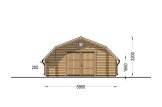 Garage in legno TEXAS (44 mm), 6x6 m, 36 m² specification 2
