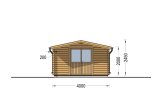 Casetta in legno da giardino RENNES (34 mm), 4x3 m, 12 m² specification 2