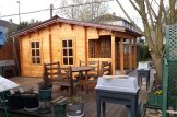 Casetta in legno da giardino ROYAL (44 mm), 5x5 m, 25 m² customer 1