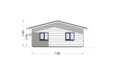 Casa prefabbricata abitabile JULIA PV (Coibentata PLUS, 44 mm + rivestimento), 95 m² specification 3