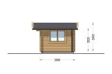 Casetta in legno da giardino LILLE (44 mm), 4x3 m, 12 m² specification 5
