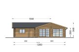 Casa in legno abitabile ADELE S (Coibentata, 44+44 mm), 60 m² specification 4