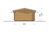 Casetta in legno da giardino OLYMP (34 mm), 4x3 m, 12 m² specification 4