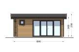 Casetta in legno da giardino ARTUR PLUS (Coibentata, 34 mm + rivestimento), 6x3 m, 15 m² specification 2