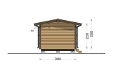 Casa mobile ARTUR M (34 mm + rivestimento), 6x3 m, 15 m² specification 3