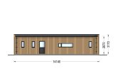 Casa in legno abitabile BELLA 3 RV (Coibentata PLUS, 44 mm + rivestimento), 75 m² specification 4