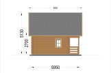 Casa in legno LIVINGTON S (Coibentata, 44+44 mm), 50 m² specification 4