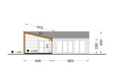 Casa in legno GINNY (Coibentata, 34 mm + rivestimento), 49 m² specification 7
