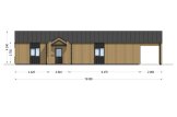 Casa in legno abitabile TESSA RV (Coibentata PLUS, 44 mm + rivestimento), 130 m² specification 4